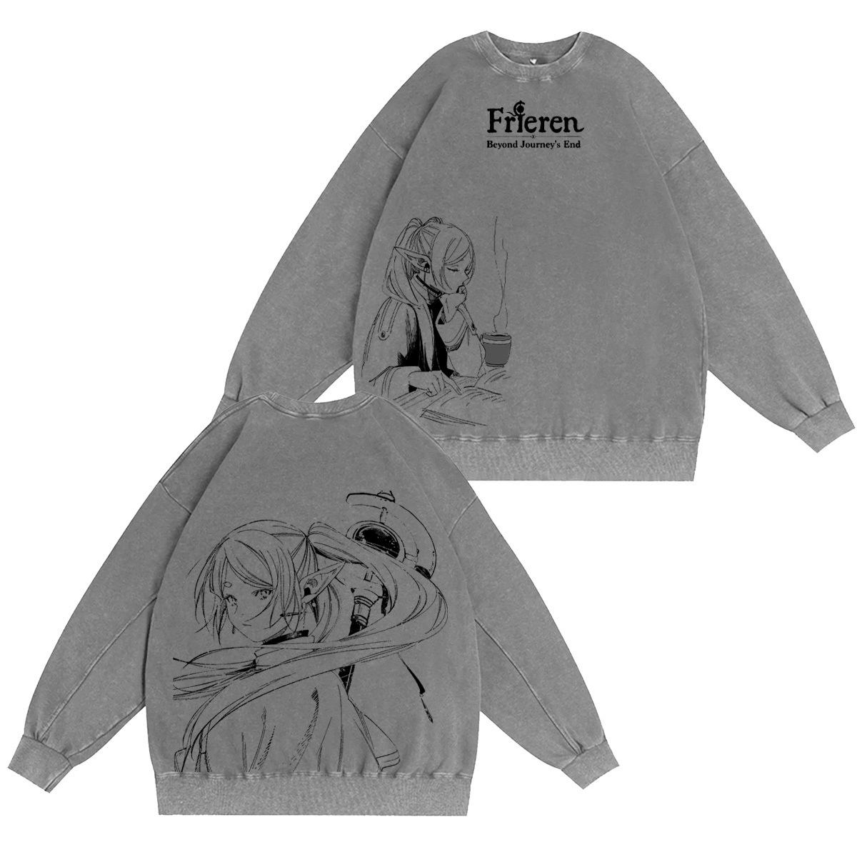 Frieren: Beyond Journey's End Washed T-shirt/Crewneck/Hoodie