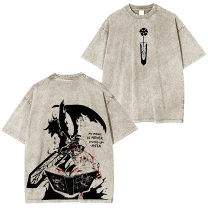 Black Clover Washed T-shirt/Crewneck/Hoodie