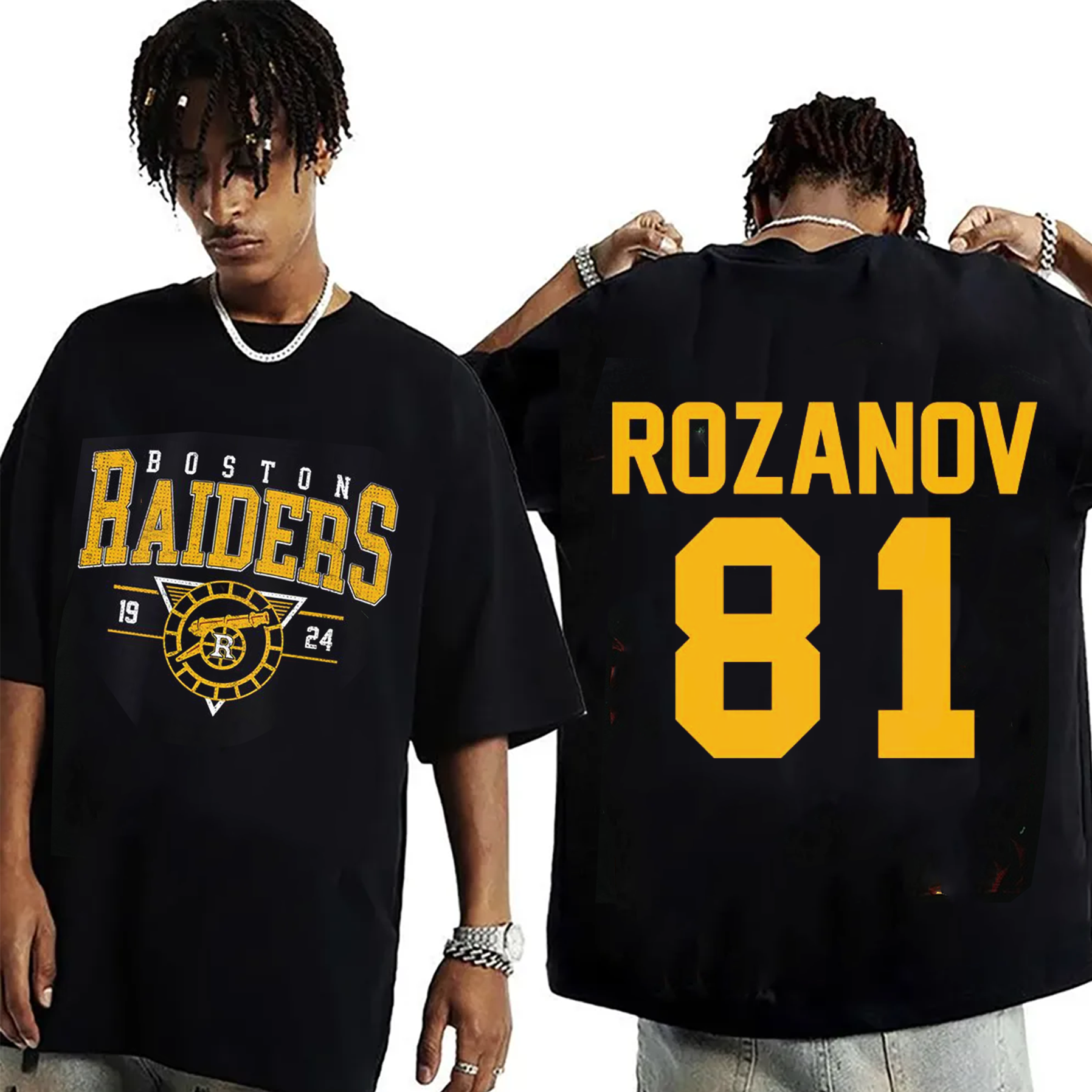 Ilya Rozanov #81 Boston Raiders Comfort Color  Unisex T-shirt/Crewneck/Hoodie