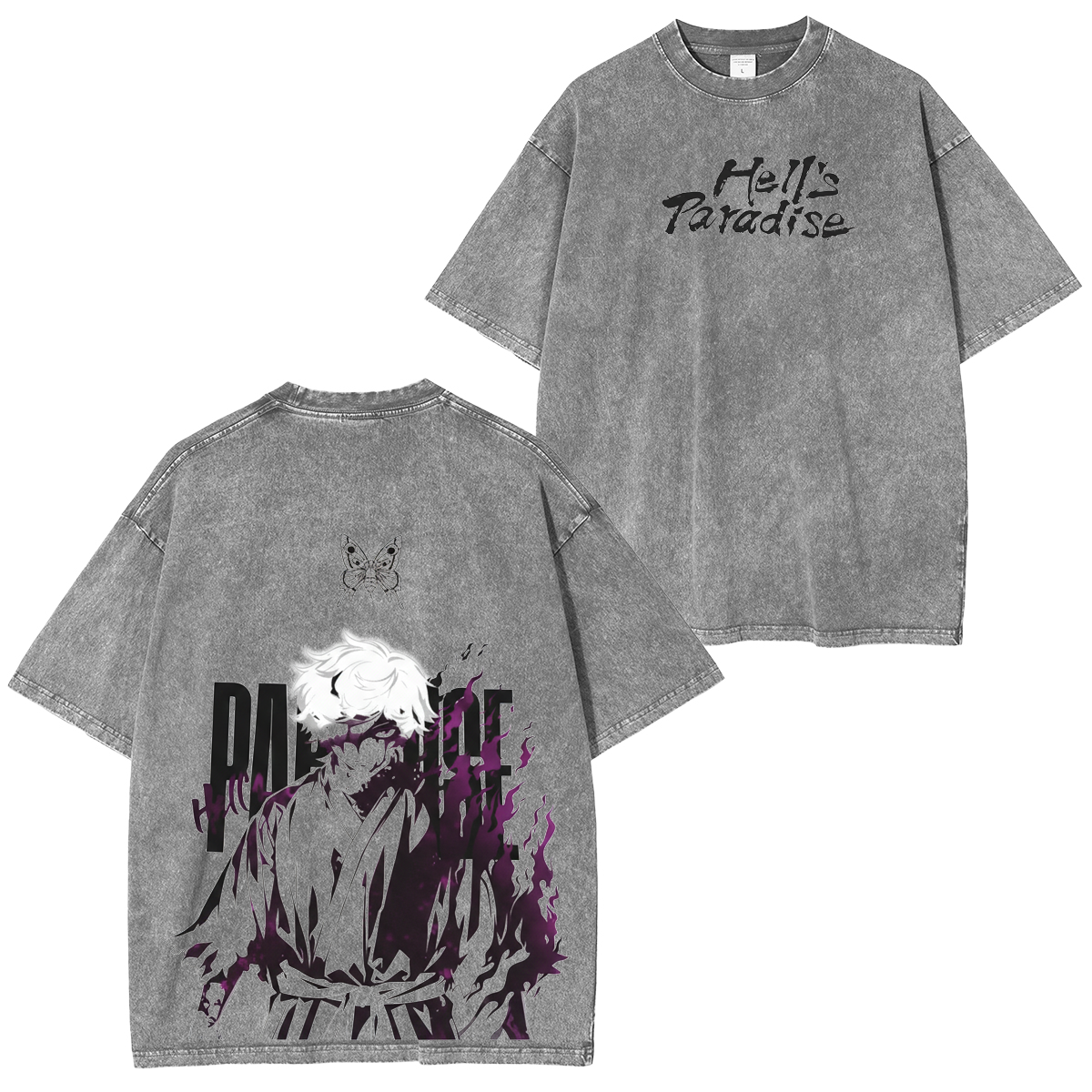 Hell's Paradise Washed T-shirt/Crewneck/Hoodie