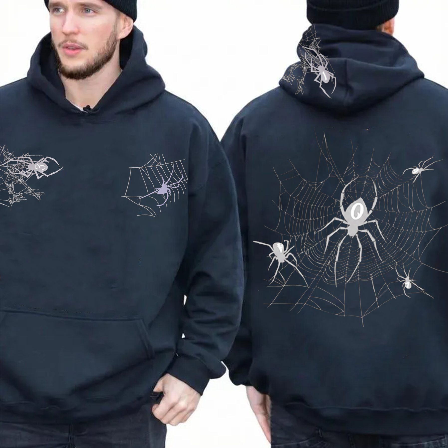 Unisex Gothic Spiders Unisex Hoodie