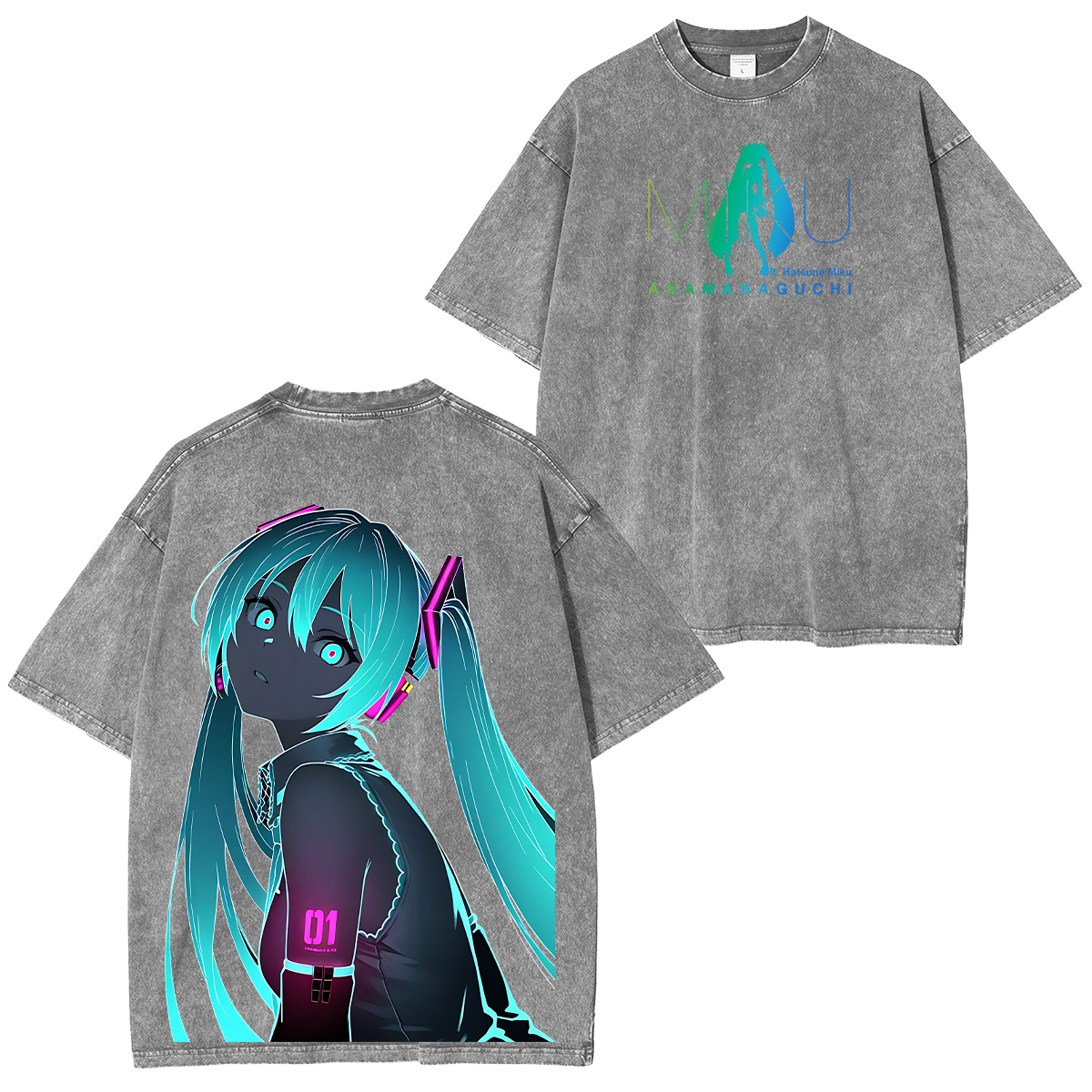 Hatsune Miku Vintage Washed T-shirt/Crewneck/Hoodie