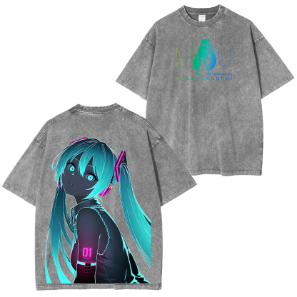 Hatsune Miku Vintage Washed T-shirt/Crewneck/Hoodie