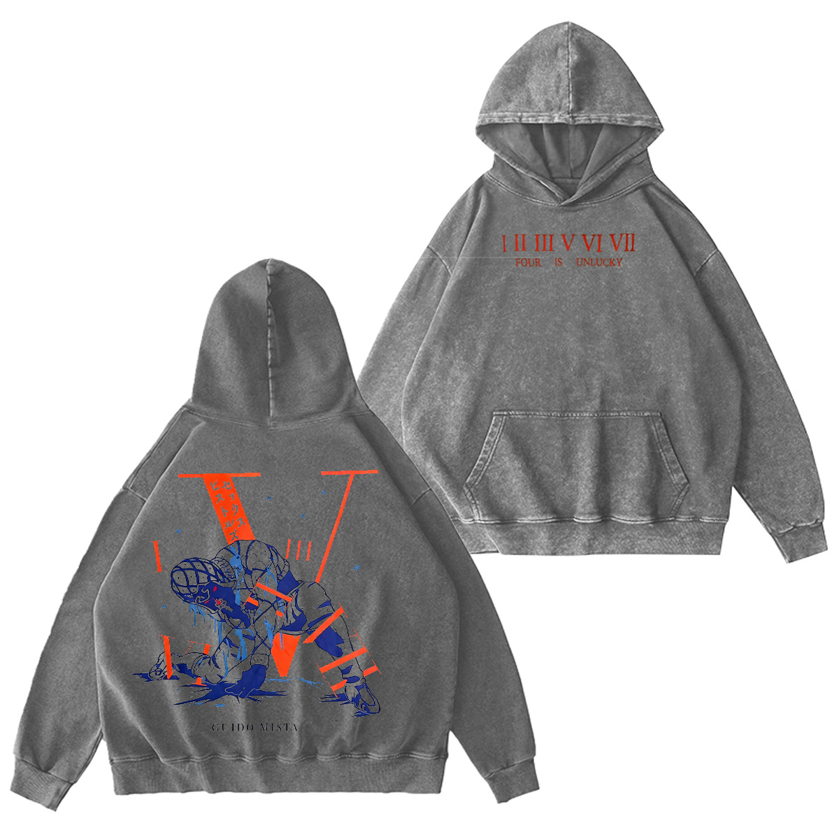 Guido Mista JoJo's Bizarre Adventure Oversized T-shirt/Crewneck/Hoodie