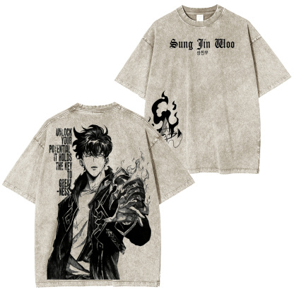 Sung Jin woo Solo Leveling Oversized T-shirt/Crewneck/Hoodie