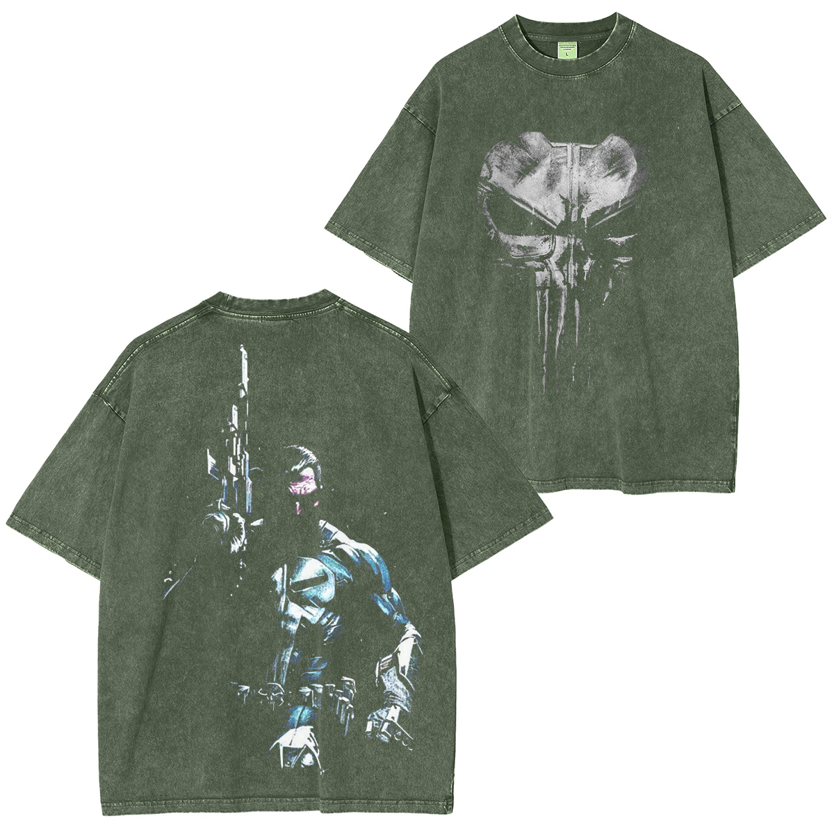Darc Sport Exclusive Punisher Limited Edition Unisex  Washed T-Shirt/Hoodie/Pullover Sweatshirt