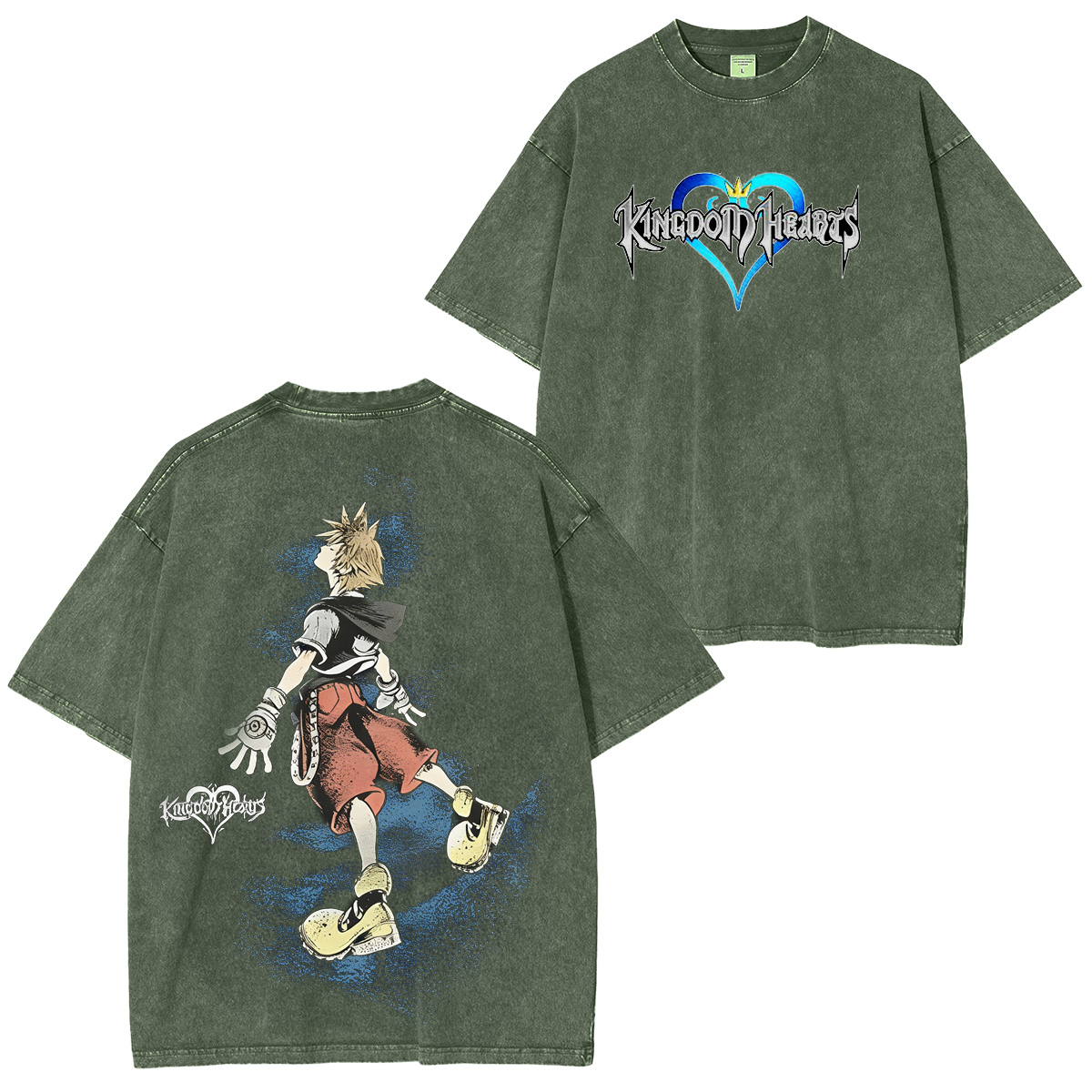 Kingdom Hearts Sora Unisex  Washed T-Shirt/Hoodie/Pullover Sweatshirt
