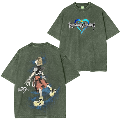 Kingdom Hearts Sora Unisex  Washed T-Shirt/Hoodie/Pullover Sweatshirt