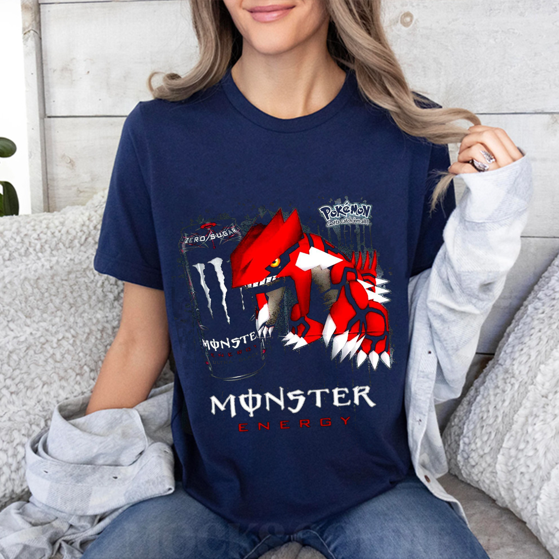 Pokémon Groudon x Monster Energy Oversized T-shirt/Crewneck/Hoodie
