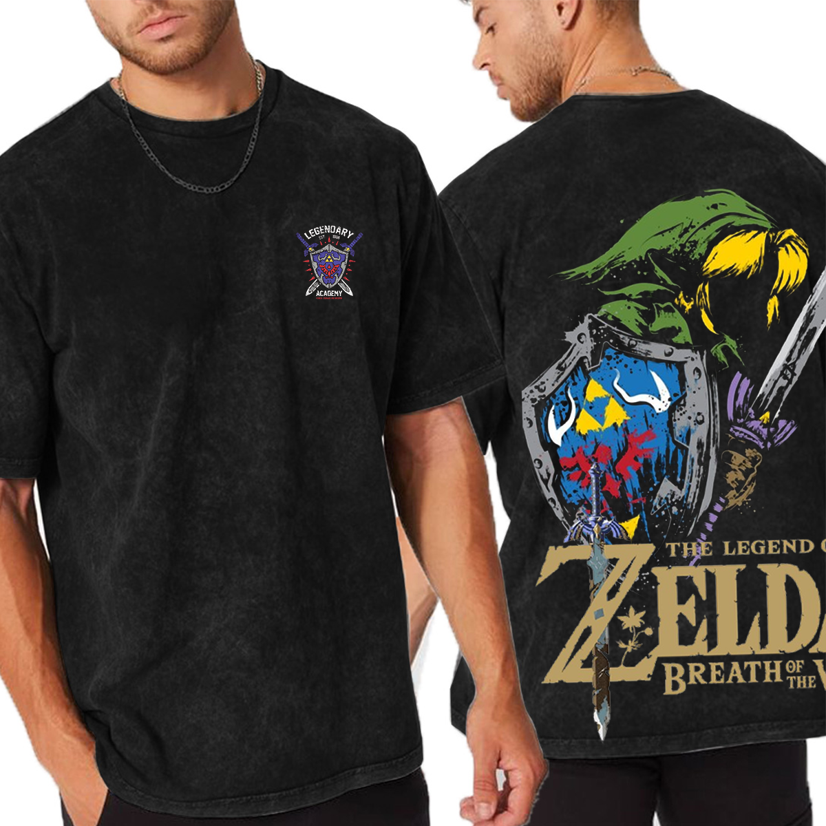 The Legend of Zelda: Breath of the Wild Unisex Washed T-Shirt