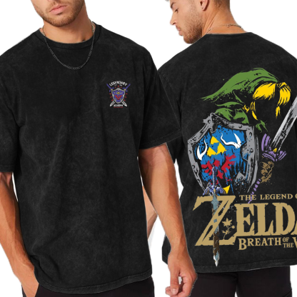 The Legend of Zelda: Breath of the Wild Unisex Washed T-Shirt
