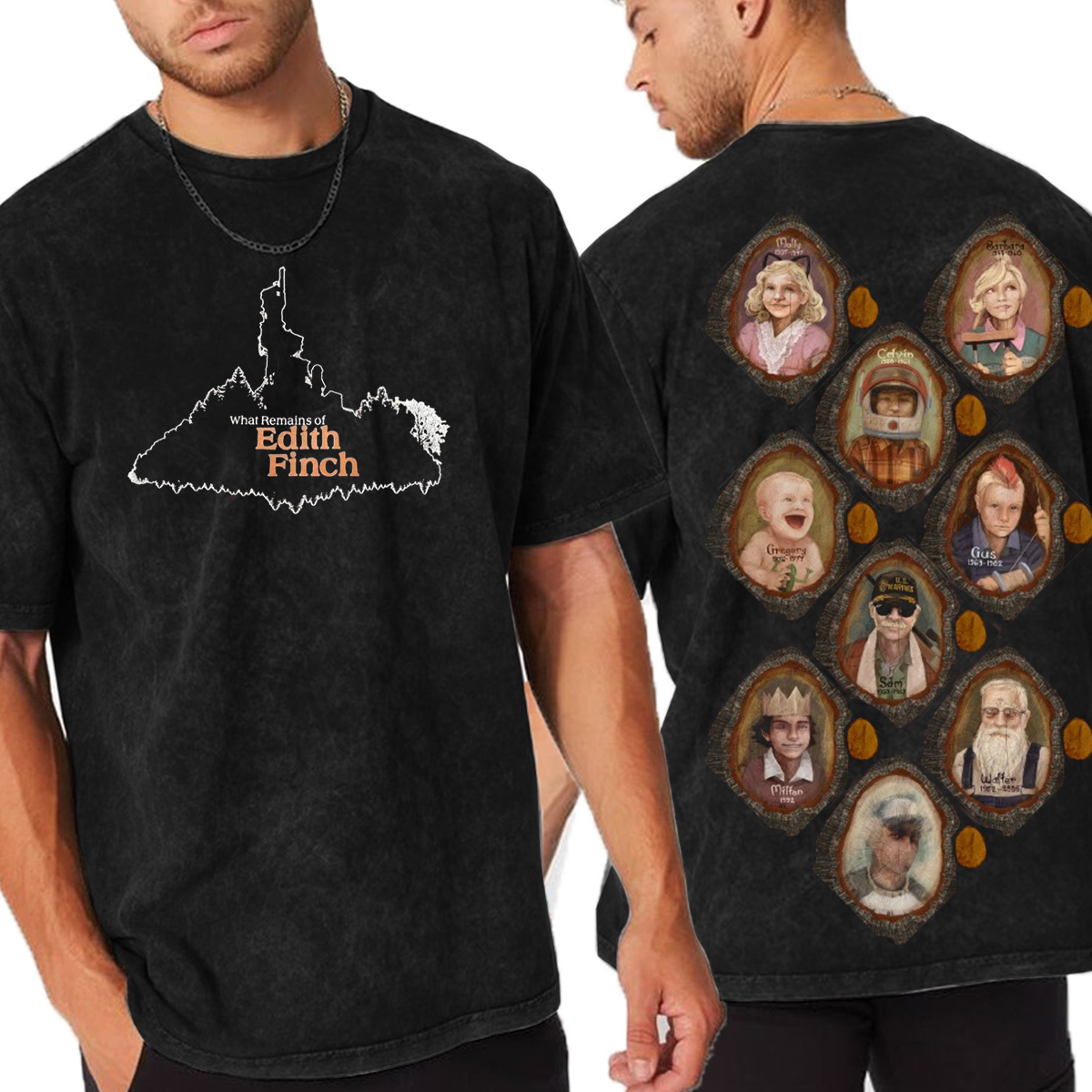 What remains of Edith Finch Unisex Washed T-Shirt