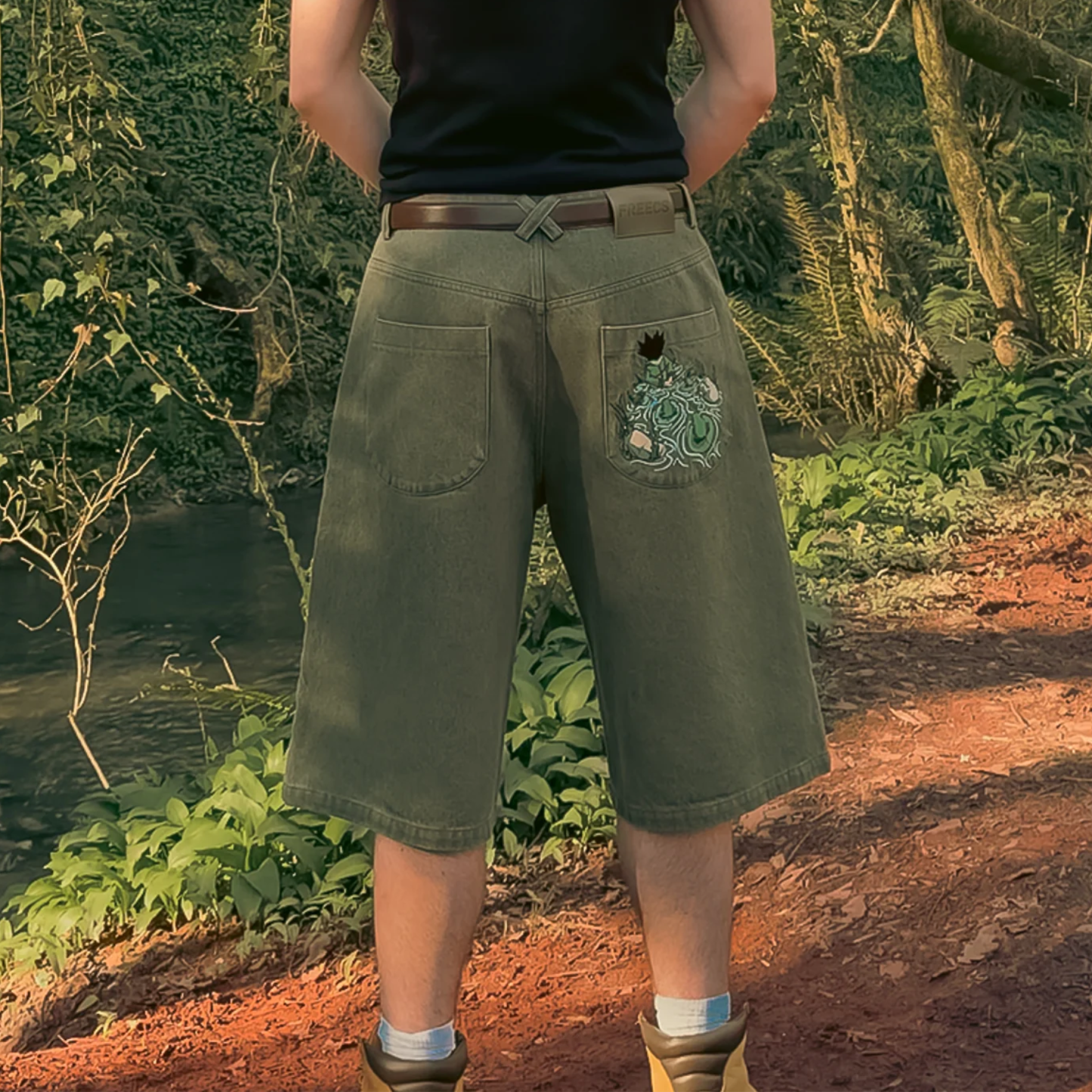 Hunter x Hunter Baggy Denim Short