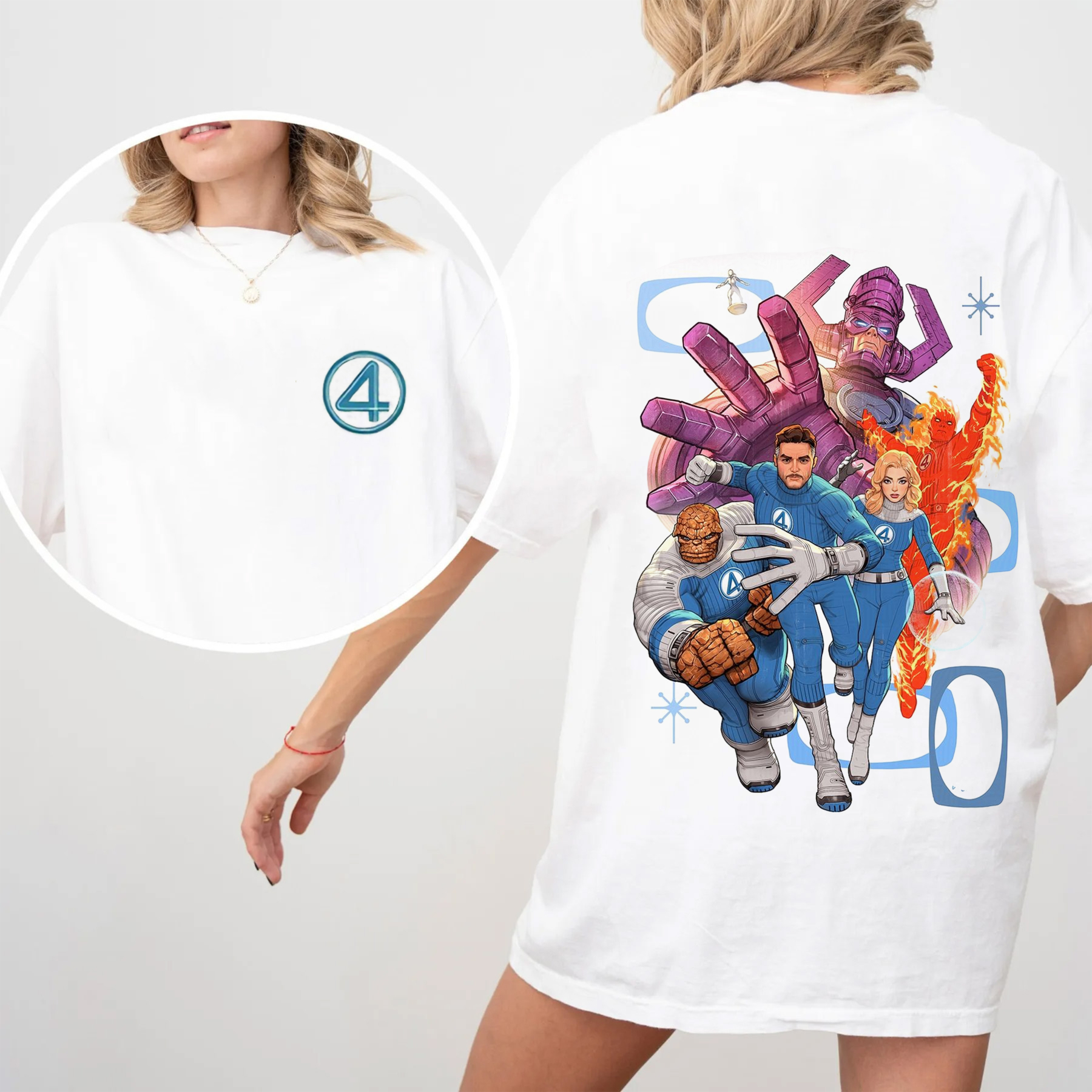 Fantastic Four V2 Oversized Unisex Shirt