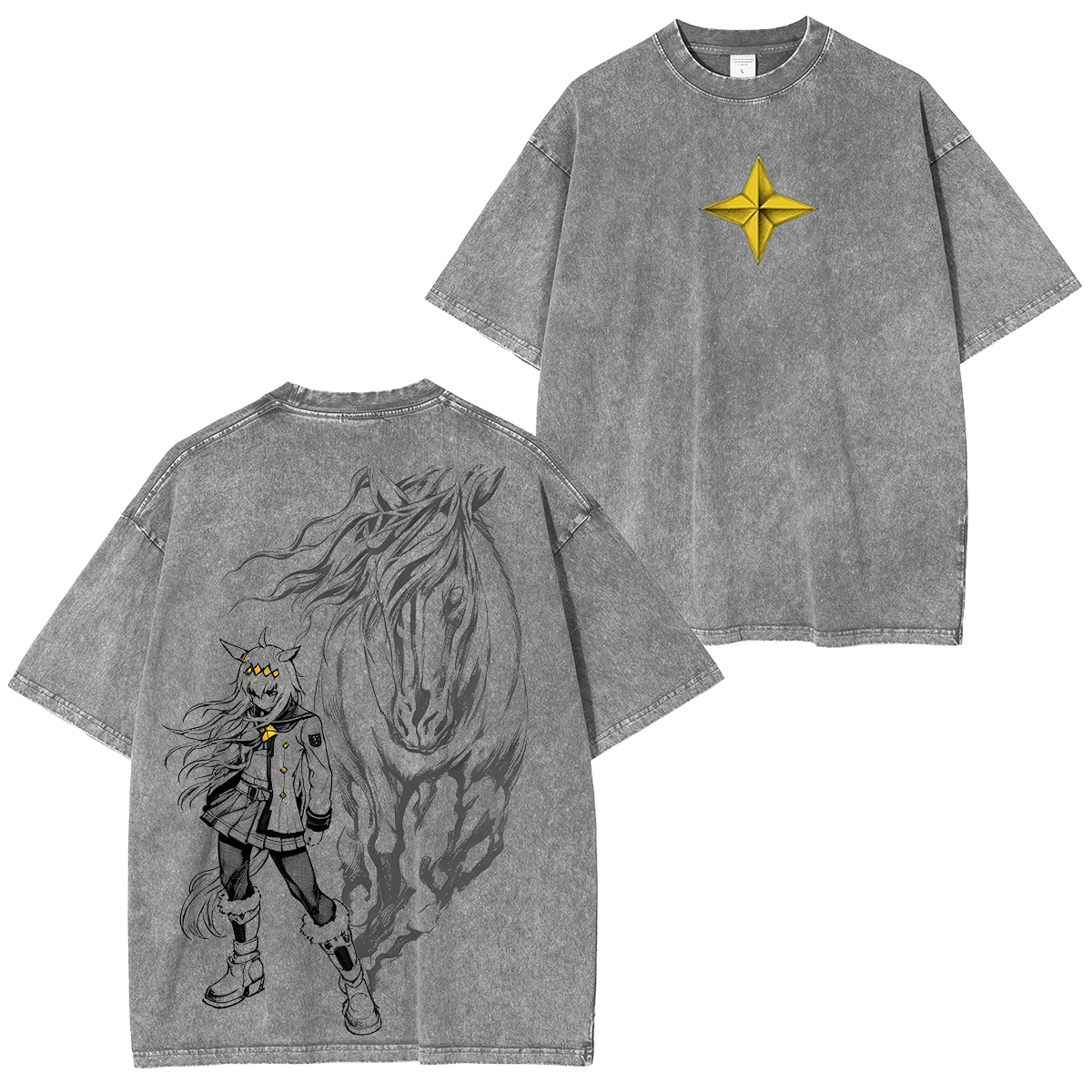 Uma Musume: Cinderella Gray Vintage Washed T-shirt/Crewneck/Hoodie