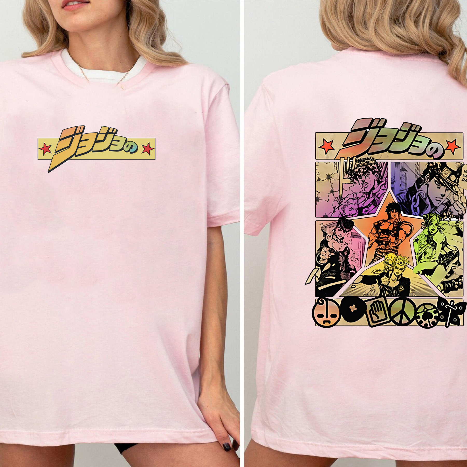 Men Women Anime JoJo's Bizarre Adventure T-Shirt