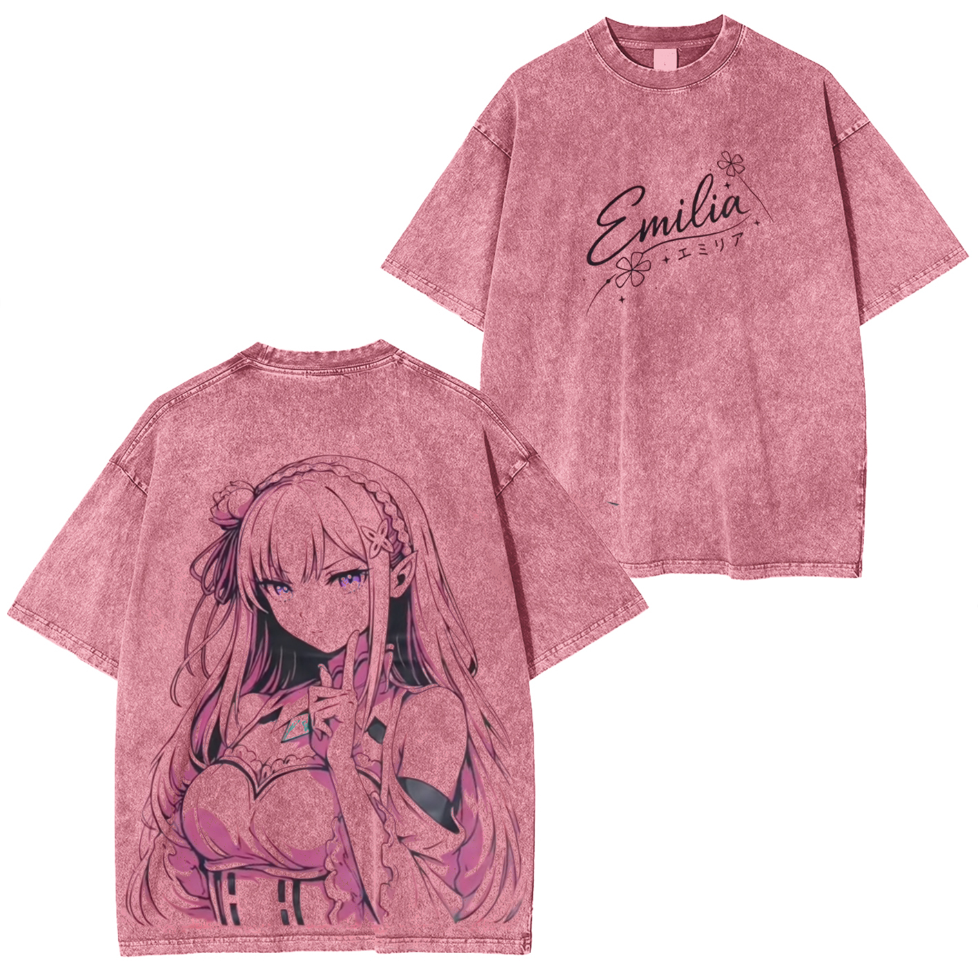 Rezero Unisex Washed T-Shirt