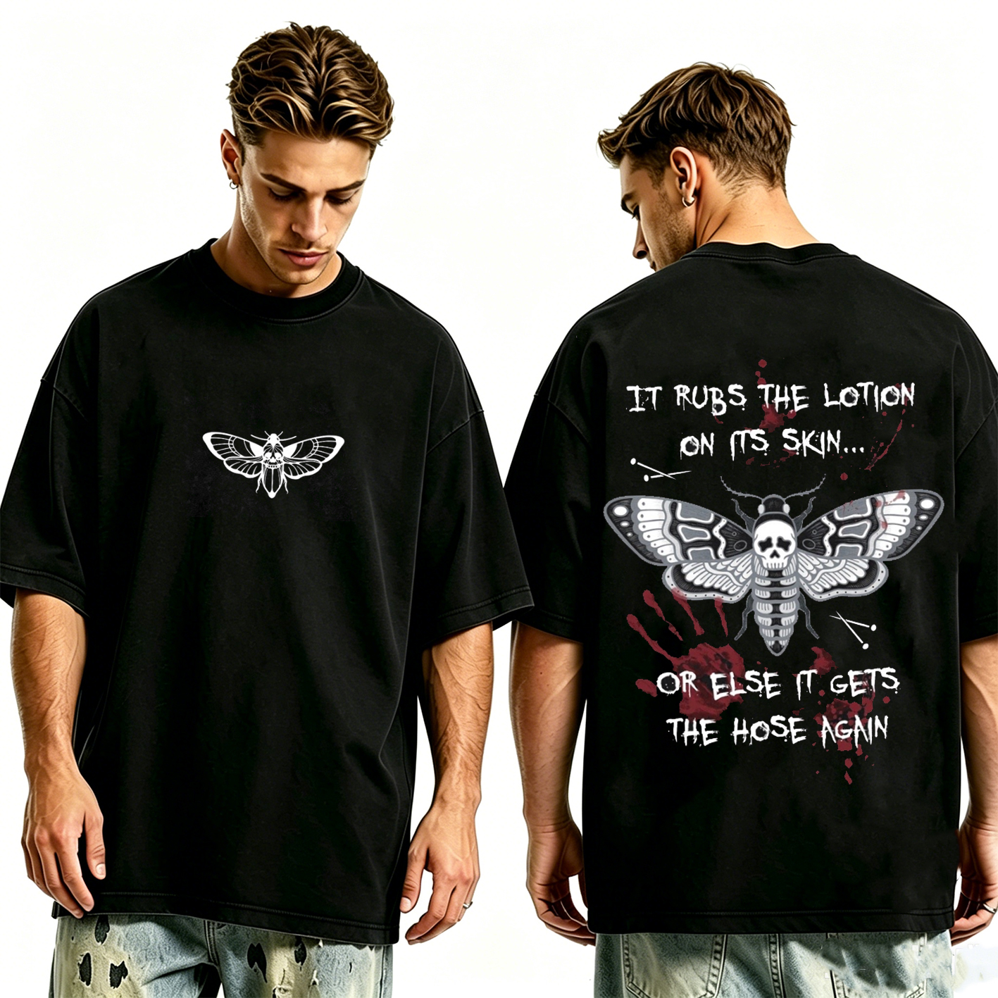Unisex Washed T-Shirt-Back