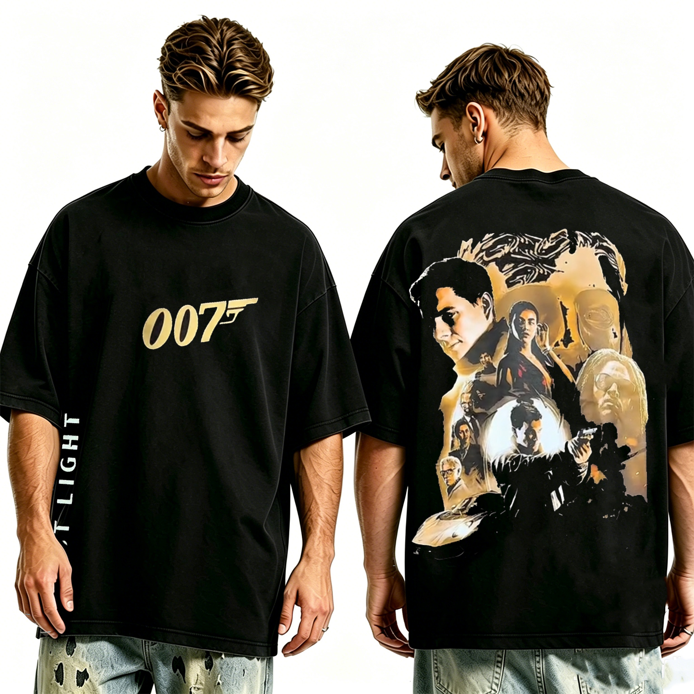 Agent 007 Fristlight  Washed T-shirt/Crewneck/Hoodie