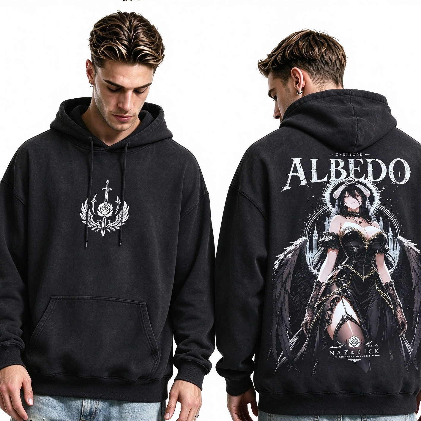 Albedo Overlord Oversized T-shirt/Crewneck/Hoodie