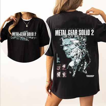 Metal Gear Solid 2 Washed T-shirt