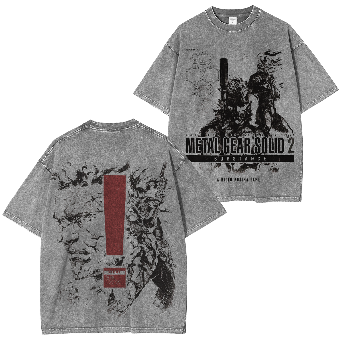 Metal Gear Solid 2 Vintage Washed Tee