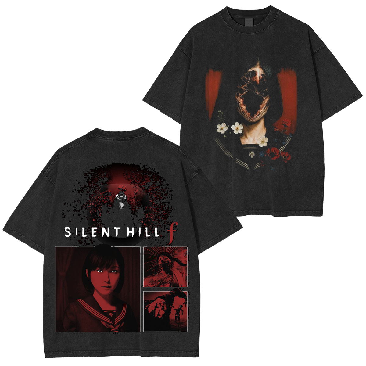 Silent Hill F Unisex Washed T-Shirt