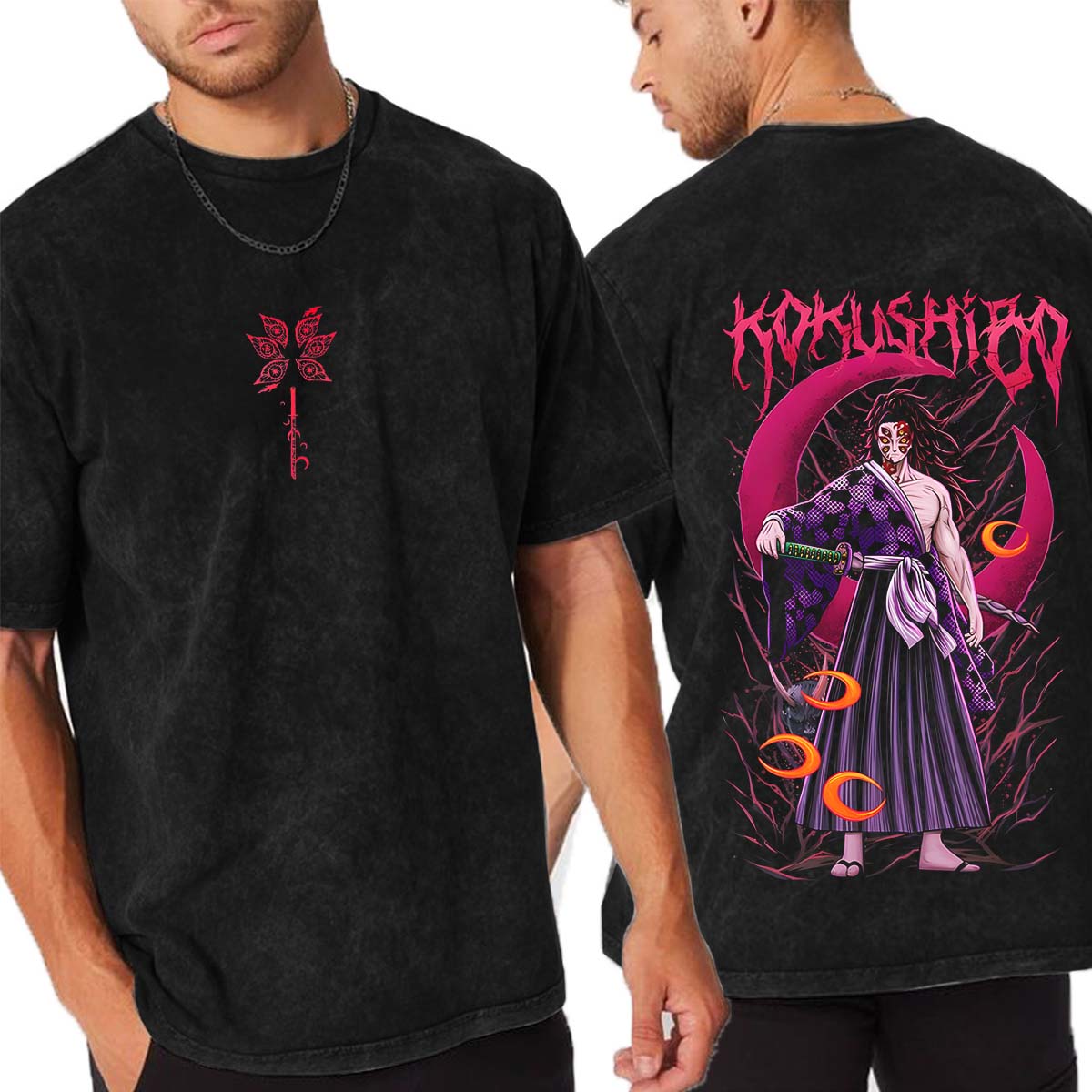 Kokushibo Demon Slayer Vintage Anime Shirt