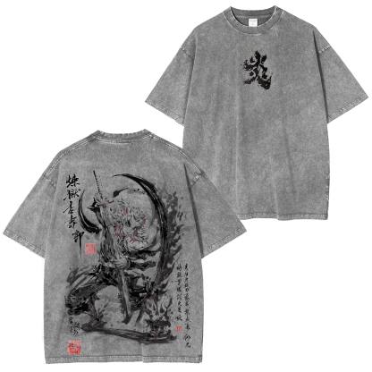 Demon Slayer Kyojuro Rengoku Vintage Anime Shirt