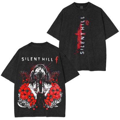 Silent Hill f Unisex Washed T-Shirt