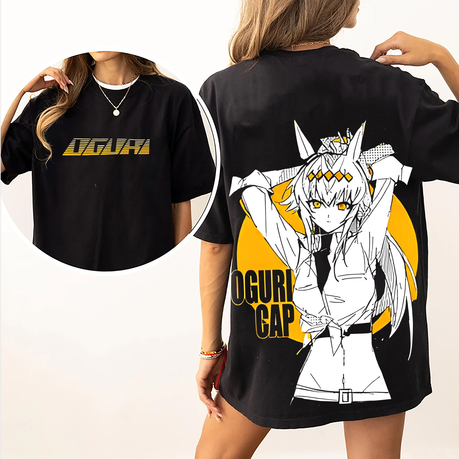 Oguri Cap Unisex Washed T-Shirt