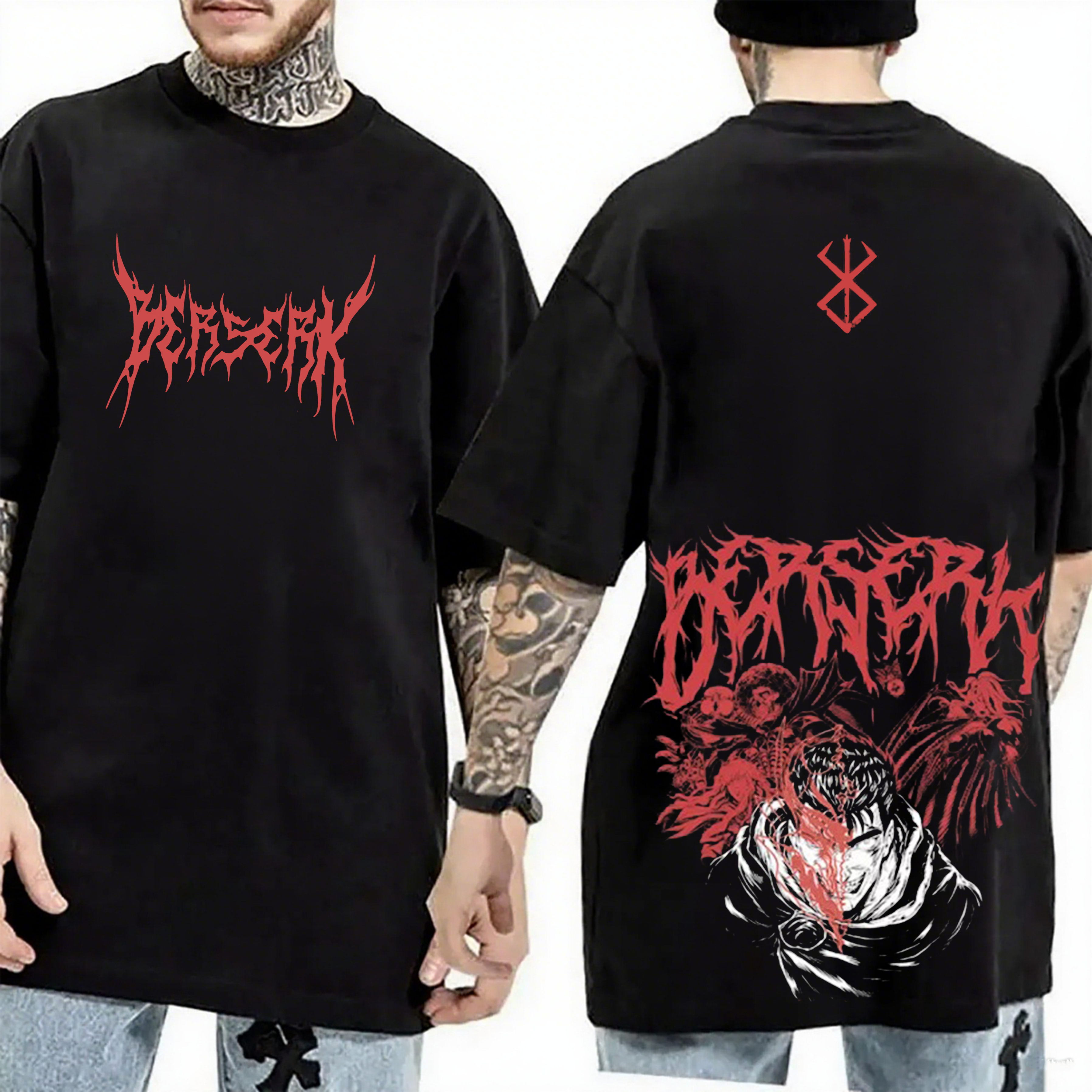 Berserk Black Swordsman Anime Unisex Shirt/Crewneck/Hoodie