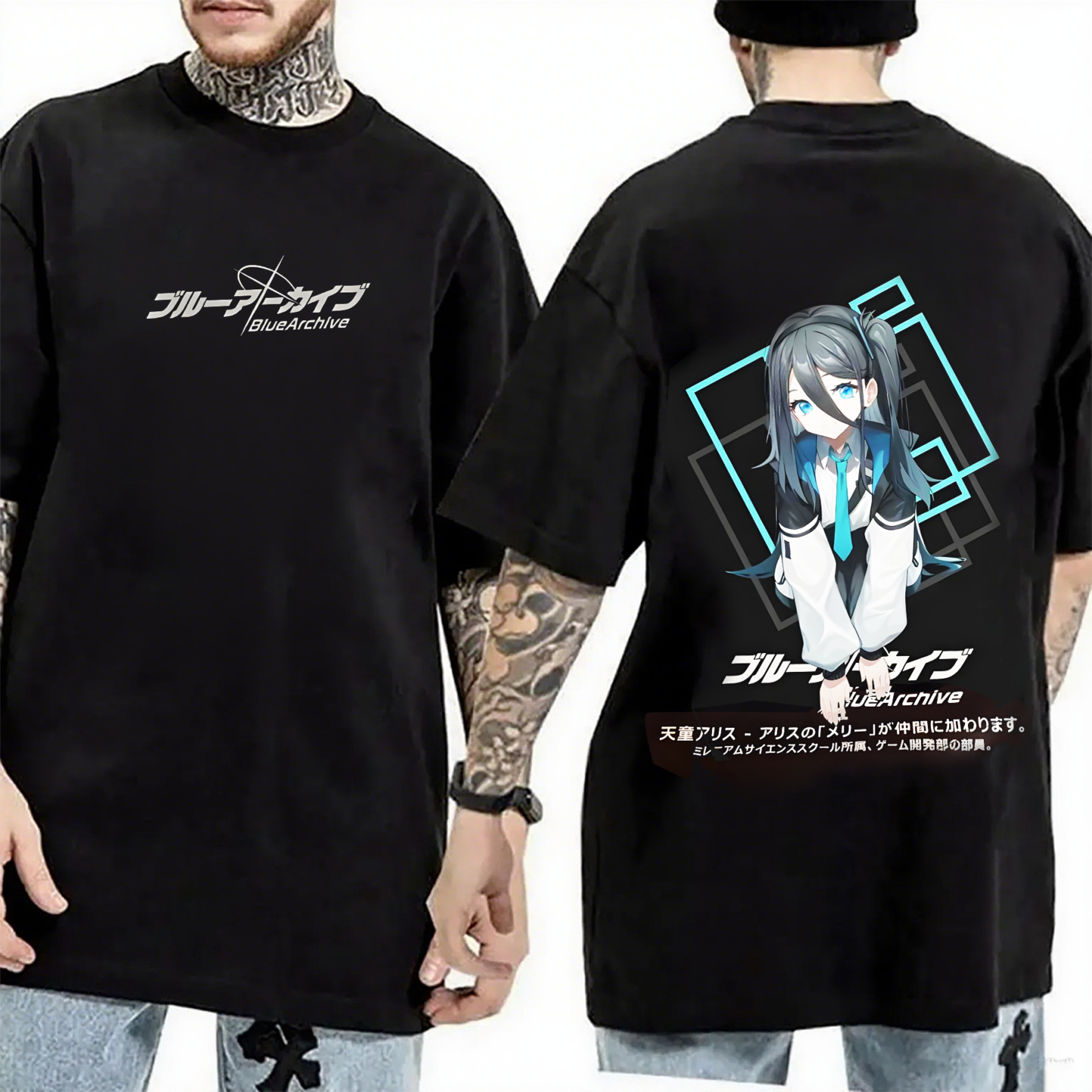 Kaos Game Anime Blue Archive Arisu Unisex Shirt/Crewneck/Hoodie