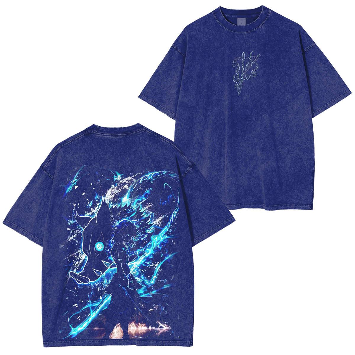 Inosuke Hashibira-Demon Slayer Washed T-Shirt
