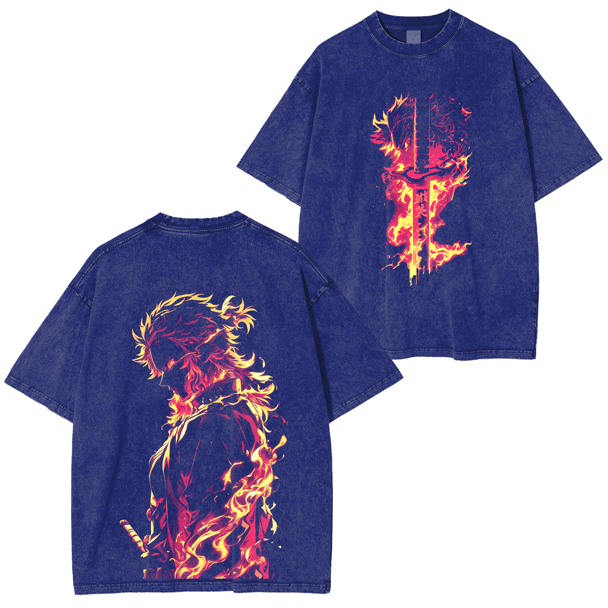 Inosuke Hashibira-Demon Slayer Washed T-Shirt