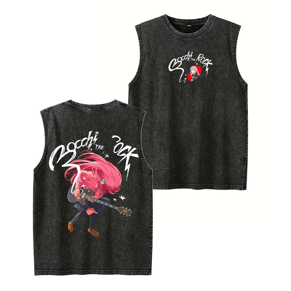 Bocchitherock Unisex Washed Tank Top
