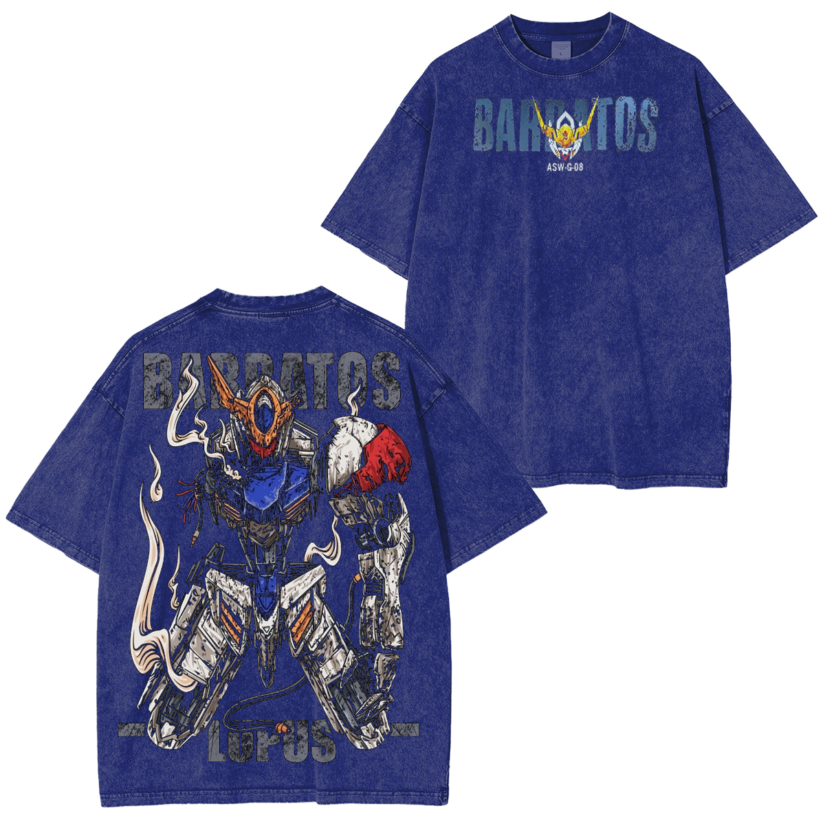 Gundam Barbatos Lupus Unisex Washed T-Shirt