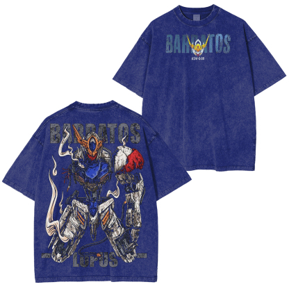 Gundam Barbatos Lupus Unisex Washed T-Shirt