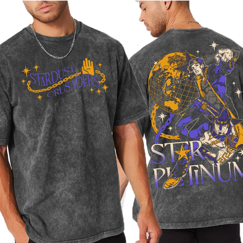 Jotaro Kujo-JoJo's Bizarre Wash T-shirt/Crewneck/Hoodie