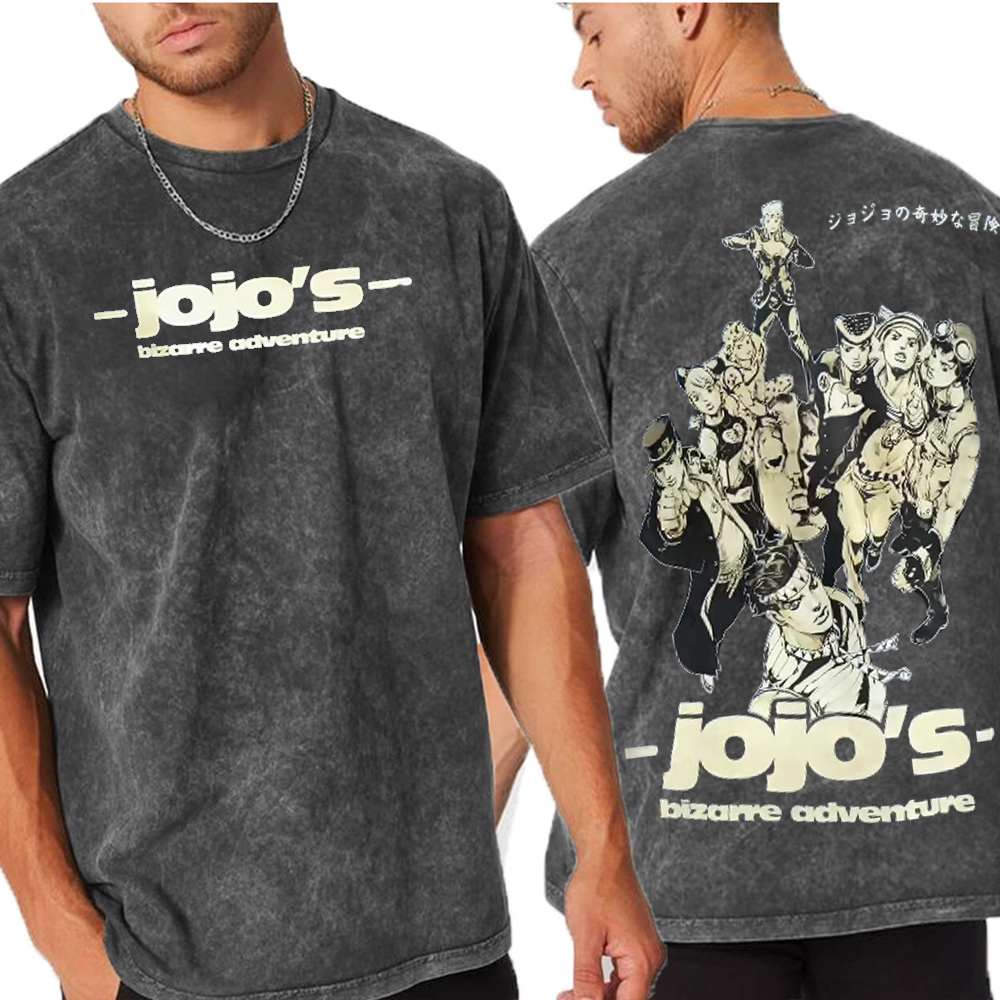 JoJos Bizarre Adventure Wash T-shirt/Crewneck/Hoodie