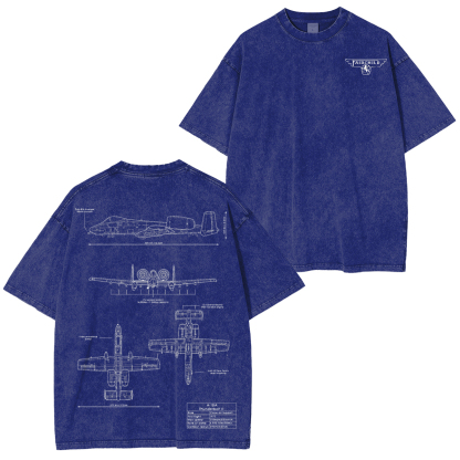 Fairchild-Republic A-10 Thunderbolt II Washed T-shirt/Crewneck/Hoodie