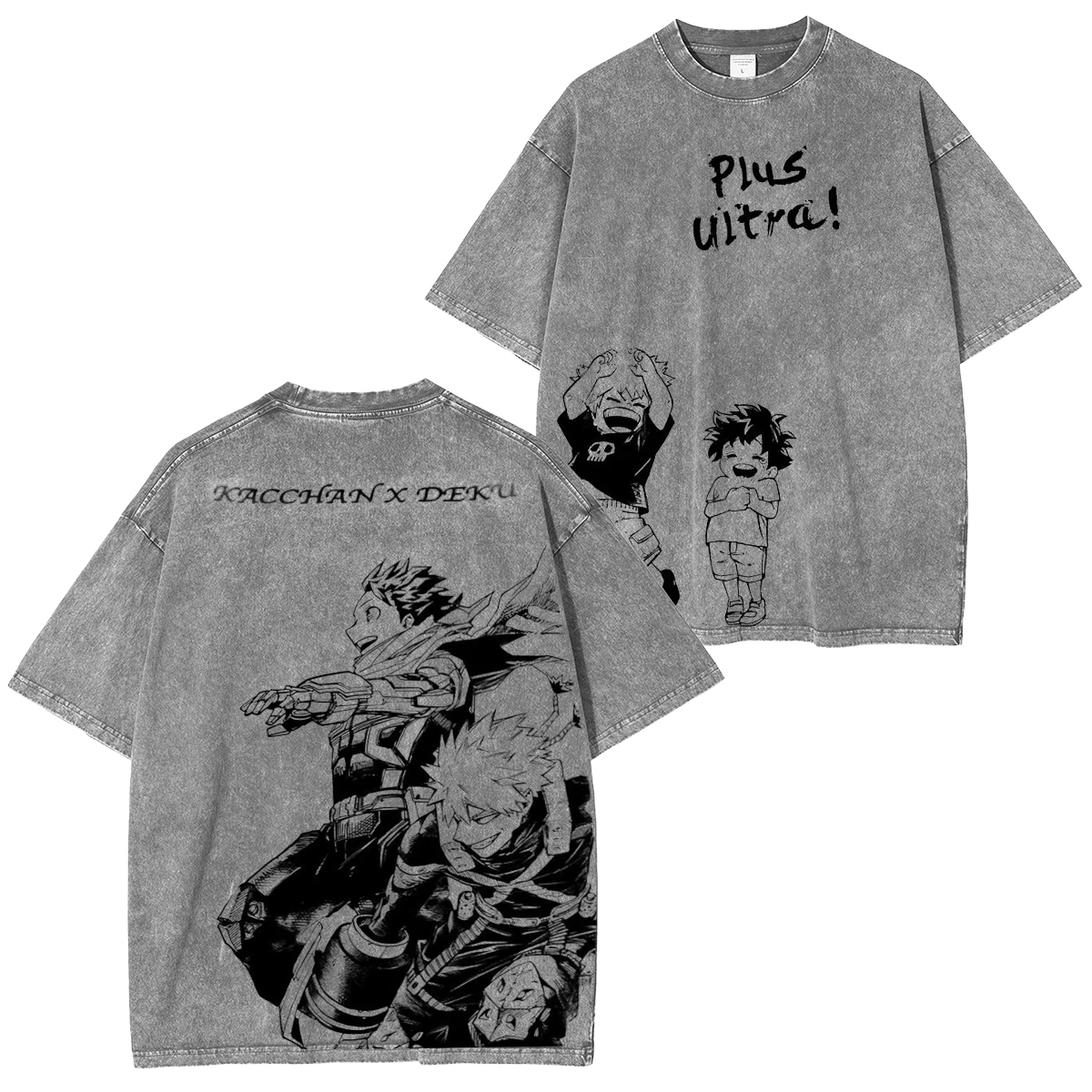 My Hero Academia Vintage Washed T-shirt/Crewneck/Hoodie
