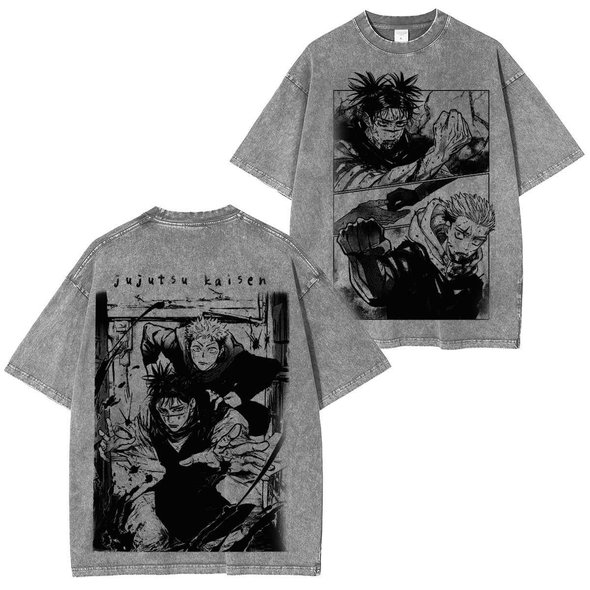 Jujutsu Kaisen Vintage Washed T-shirt/Crewneck/Hoodie