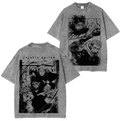 Jujutsu Kaisen Vintage Washed T-shirt/Crewneck/Hoodie