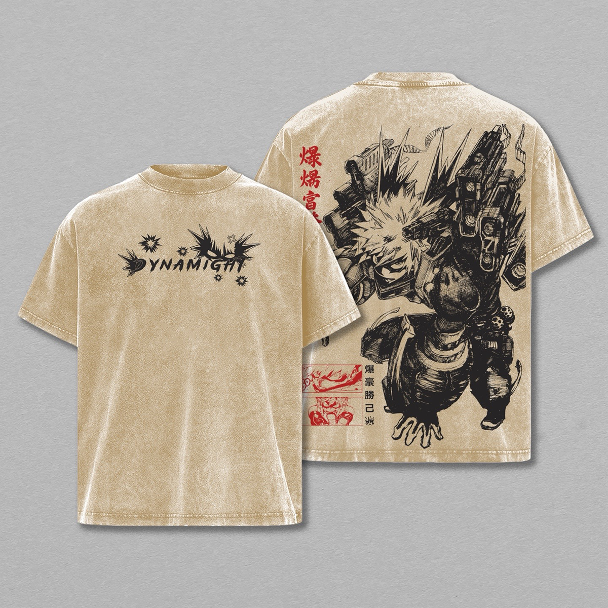 My Hero Academia Washed T-shirt/Crewneck/Hoodie