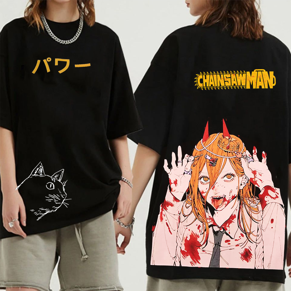 Chainsaw Man Washed T-Shirt /Crewneck/Hoodie
