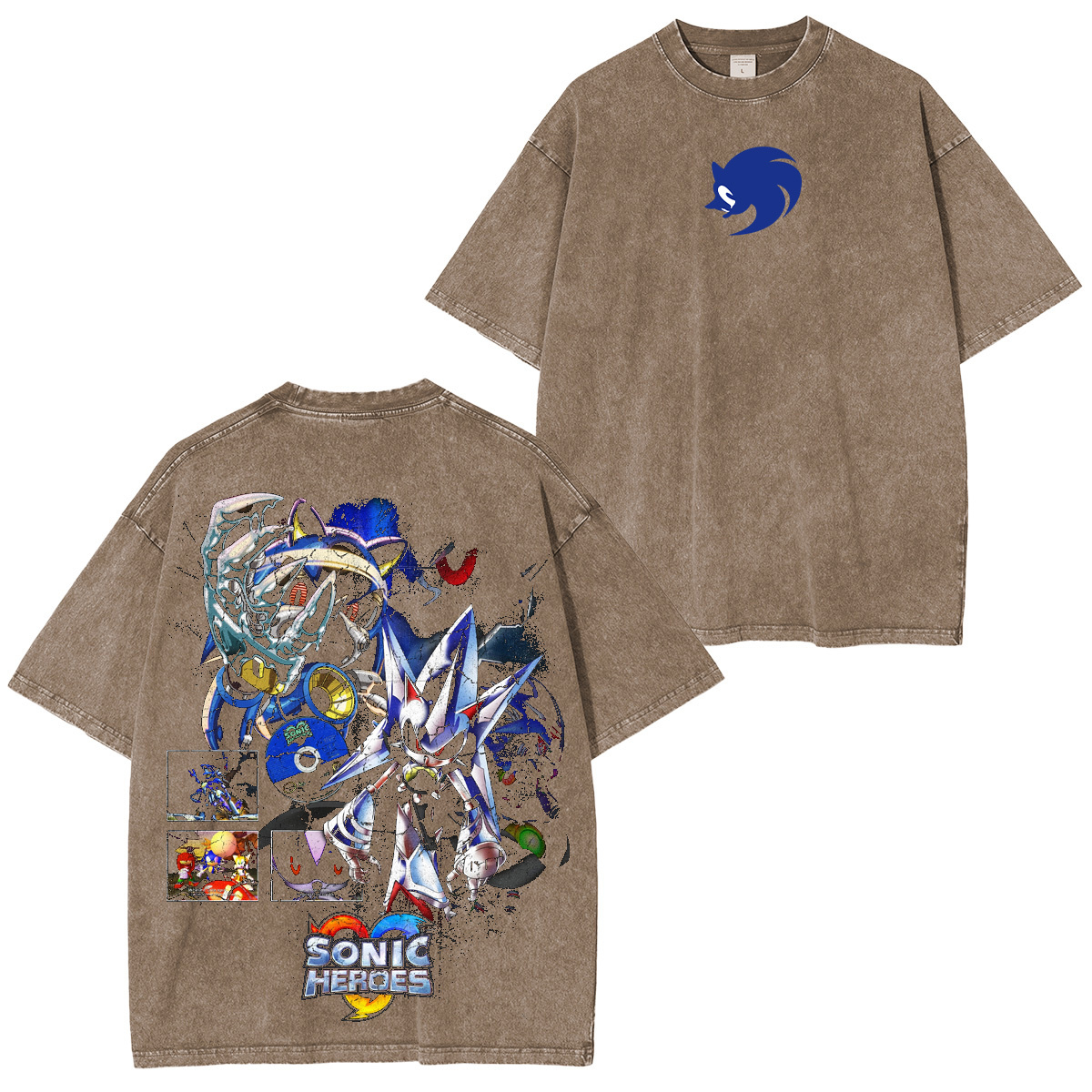 Sonic Heroes Vintage Washed T-shirt/Crewneck/Hoodie