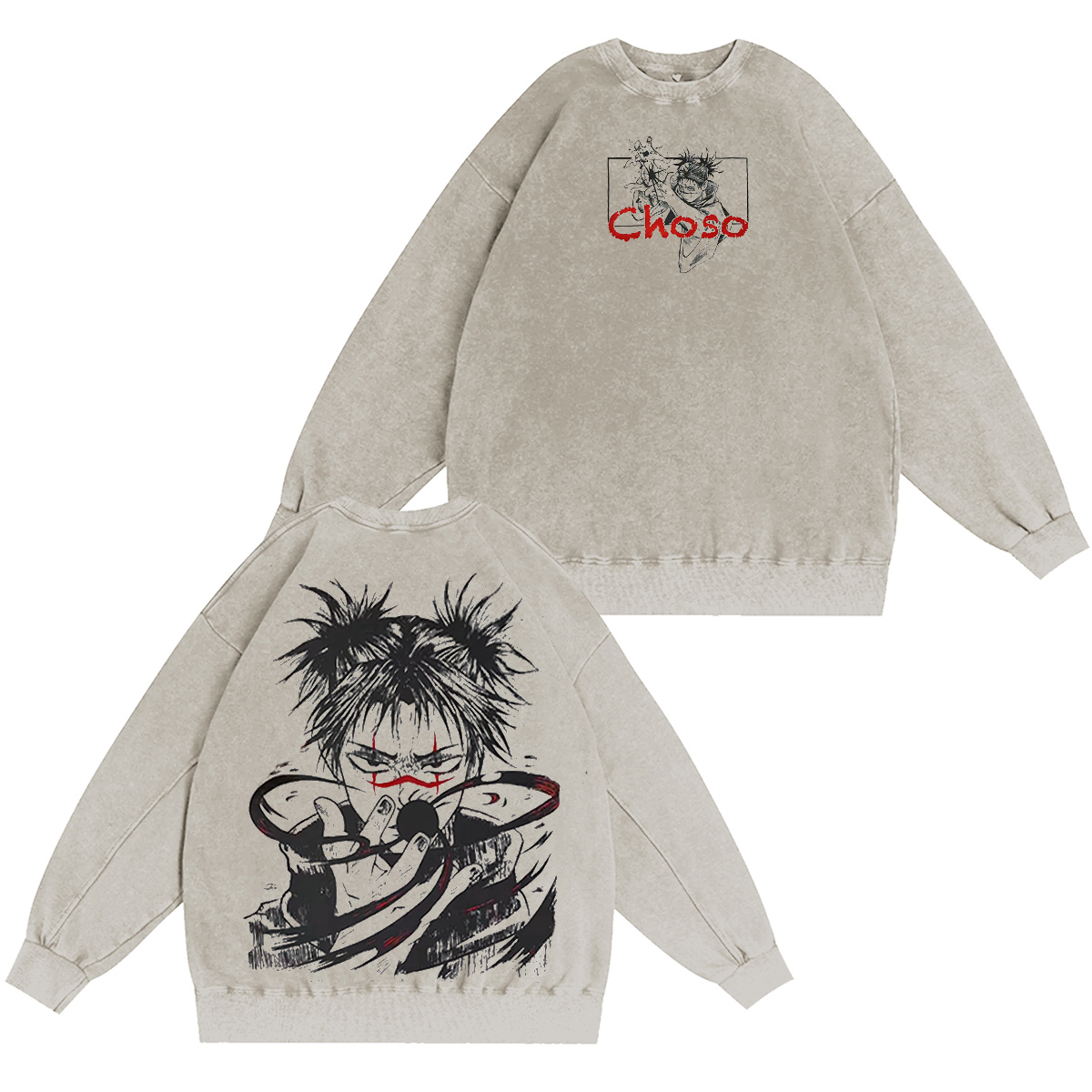 Choso Jujutsu Kaisen Vintage Washed T-shirt/Crewneck/Hoodie