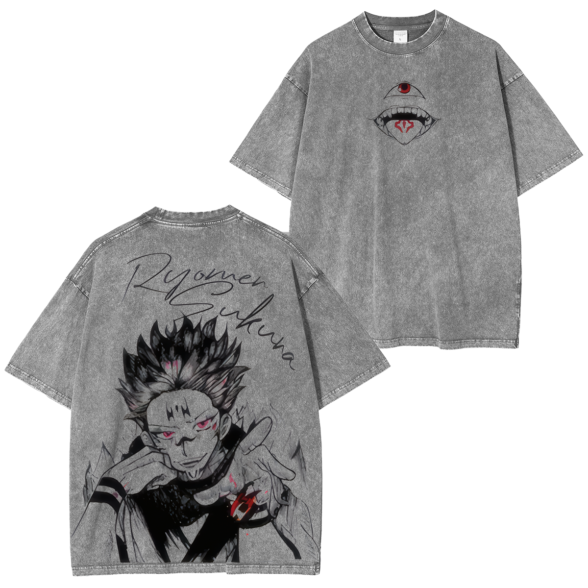 Sukuna Jujutsu Kaisen Washed T-shirt/Crewneck/Hoodie