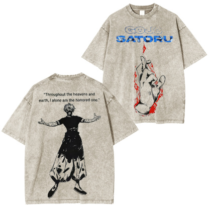 Satoru Gojo Jujutsu Kaisen Oversized T-shirt/Crewneck/Hoodie